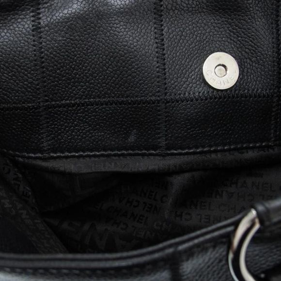 Chanel Caviar Chocolate Bar Tote Black - Picture 6 of 8